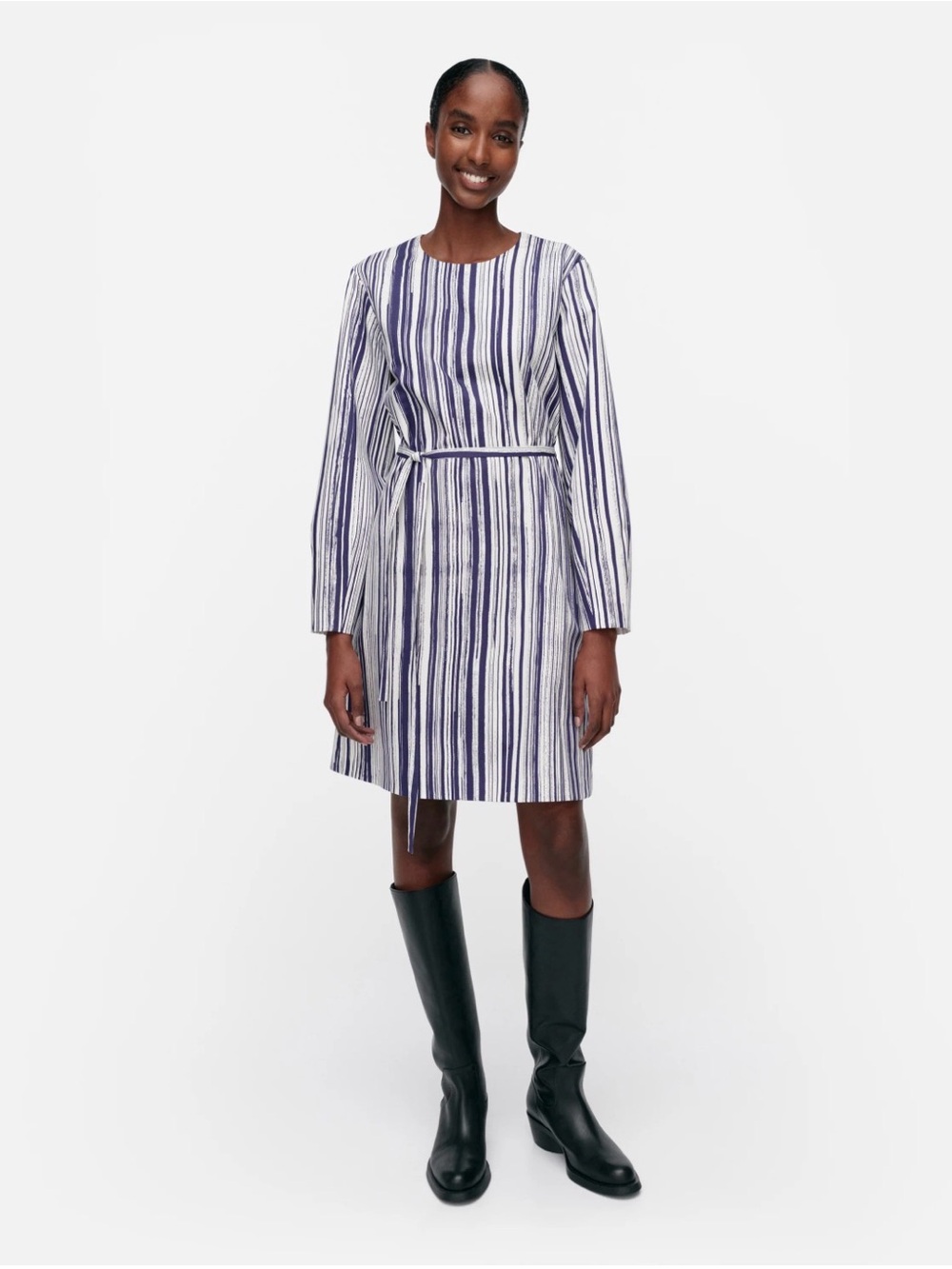 Marimekko Kerroin Cotton Dress - Size 40